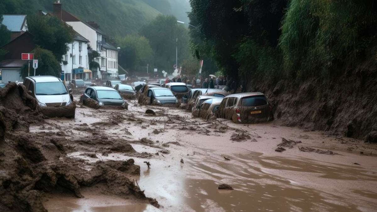 Landslides And Flash floods Triggered By Rain Lashed Parts Of Himachal Pradesh; Many Lives Lost